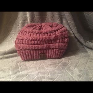 Pink CC Winter Beanie